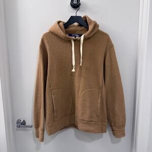 Junya Watanabe MAN Camel Hair Hoodie w/ Elbow Patches Japan